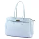 Camilla PREMIUM 10.004  pasztell kék női bőr válltáska 37 x 24 x 14 cm