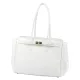 Camilla PREMIUM 10.004 DOLLARO fehér női bőr kézitáska 37 x 24 x 14 cm