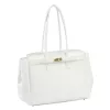 Camilla PREMIUM 10.004 DOLLARO fehér női bőr kézitáska 37 x 24 x 14 cm