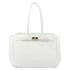 Camilla PREMIUM 10.004 DOLLARO fehér női bőr kézitáska 37 x 24 x 14 cm