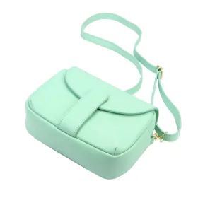 Luka 24-099 türkiz női bőr oldaltáska 23 x 16 x 8 cm