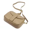 Luka 24-099  taupe női bőr oldaltáska 23 x 16 x 8 cm