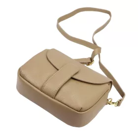 Luka 24-099  taupe női bőr oldaltáska 23 x 16 x 8 cm