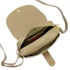 Luka 24-099  taupe női bőr oldaltáska 23 x 16 x 8 cm