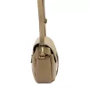 Luka 24-099  taupe női bőr oldaltáska 23 x 16 x 8 cm