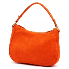   Luka 24-085 GOLD mandarin narancssárga női bőr kézitáska 31 x 23 x 8 cm