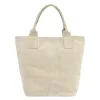 Luka 26-026 bézs női velúr bőr válltáska, shopper 40 x 37 x 13 cm