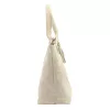 Luka 26-026 bézs női velúr bőr válltáska, shopper 40 x 37 x 13 cm