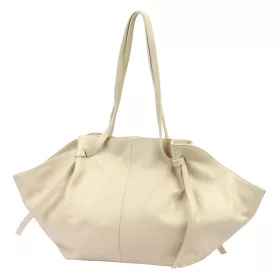   Luka 26-012 bézs női bőr nagyméretű válltáska 60 x 30 x 15 cm