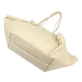   Luka 26-012 bézs női bőr nagyméretű válltáska 60 x 30 x 15 cm