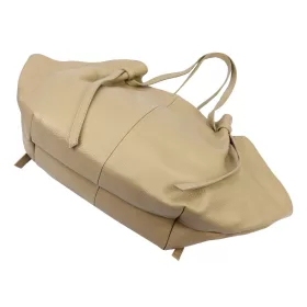   Luka 26-012 taupe női bőr nagyméretű válltáska 60 x 30 x 15 cm