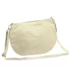 Luka 26-098 bézs női velúr bőr válltáska, oldaltáska 37 x 26 x 5 cm