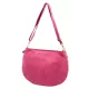 Luka 26-098 rózsaszín női velúr bőr bőr kézitáska 37 x 26 x 5 cm