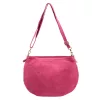 Luka 26-098 rózsaszín női velúr bőr bőr kézitáska 37 x 26 x 5 cm