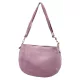 Luka 26-098 levendula lila női velúr bőr válltáska, oldaltáska 37 x 26 x 5 cm