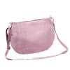 Luka 26-098 levendula lila női velúr bőr válltáska, oldaltáska 37 x 26 x 5 cm