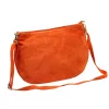 Luka 26-098 narancssárga női velúr bőr bőr kézitáska 37 x 26 x 5 cm