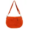 Luka 26-098 narancssárga női velúr bőr bőr kézitáska 37 x 26 x 5 cm