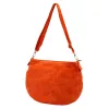 Luka 26-098 narancssárga női velúr bőr bőr kézitáska 37 x 26 x 5 cm