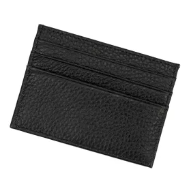   Gregorio P0695 fekete férfi bőr pénztárca, kártyatartó 10 x 7.5 cm