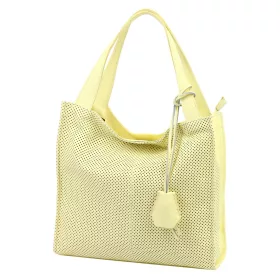 Luka 26-099 DOLLARO halvány sárga női bőr kézitáska