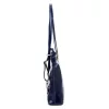 Florence 35 navy női bőr válltáska, hátizsákká alakítható 32 x 28 x 9 cm