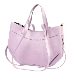   Luka 25-025 DOLLARO levendula lila női bőr kézitáska, válltáska 33 x 26 x 9 cm