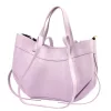 Luka 25-025 DOLLARO levendula lila női bőr kézitáska, válltáska 33 x 26 x 9 cm