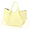 Luka 25-025 DOLLARO halvány sárga női bőr kézitáska, válltáska 33 x 26 x 9 cm