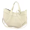 Luka 25-025 DOLLARO bézs női bőr kézitáska, válltáska 33 x 26 x 9 cm