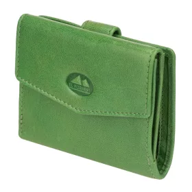   EL FORREST 853-151 RFID zöld női bőr pénztárca 11 x 9.5 x 2.5 cm