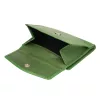 EL FORREST 853-151 RFID zöld női bőr pénztárca 11 x 9.5 x 2.5 cm