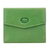 EL FORREST 853-151 RFID zöld női bőr pénztárca 11 x 9.5 x 2.5 cm