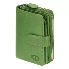   EL FORREST 821-151 RFID zöld bőr pénztárca 8.5 x 13 x 3 cm