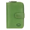 EL FORREST 821-151 RFID zöld bőr pénztárca 8.5 x 13 x 3 cm