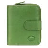 EL FORREST 820-151 RFID zöld női bőr pénztárca 9 x 11 x 3 cm