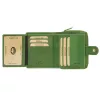 EL FORREST 820-151 RFID zöld női bőr pénztárca 9 x 11 x 3 cm