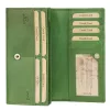 EL FORREST 743-151 RFID zöld női bőr pénztárca 18.5 x 9 x 3.5 cm