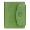 EL FORREST 727-151 RFID zöld női marhabőr pénztárca 12.5 x 10.5 x 3 cm
