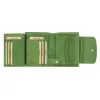 EL FORREST 727-151 RFID zöld női marhabőr pénztárca 12.5 x 10.5 x 3 cm