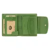 EL FORREST 727-151 RFID zöld női marhabőr pénztárca 12.5 x 10.5 x 3 cm
