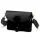 Luka 26-100 D fekete női bőr oldaltáska, crossbody 24.5 x 18 x 6 cm