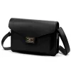 Luka 26-061 fekete  női bőr oldaltáska 23 x 16.5 x 9 cm