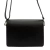 Luka 26-061 fekete  női bőr oldaltáska 23 x 16.5 x 9 cm