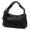 Luka 26-032 DOLLARO fekete női bőr kézitáska 27 x 17 x 12 cm