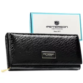   Peterson PTN PX20-CNF fekete női pénztárca 18,5 x 9 x 3,5 cm 