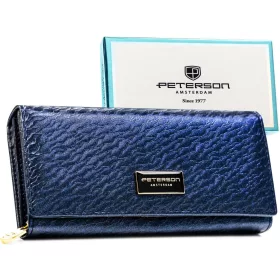   Peterson PTN PX20-CNF sötétkék női pénztárca 18,5 x 9 x 3,5 cm 