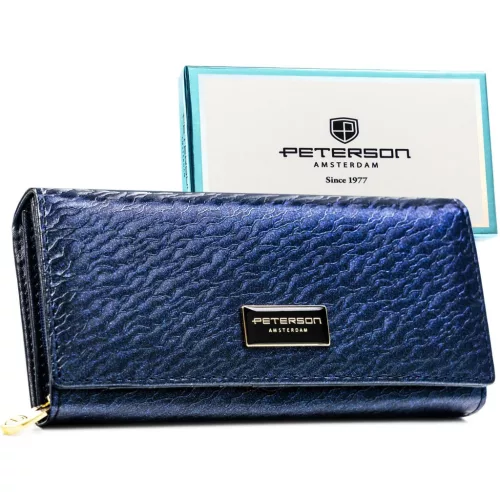Peterson PTN PX20-CNF sötétkék női pénztárca 18,5 x 9 x 3,5 cm 