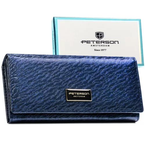 Peterson PTN PX22-CNF sötétkék női pénztárca 18,5 x 9 x 3,5 cm 