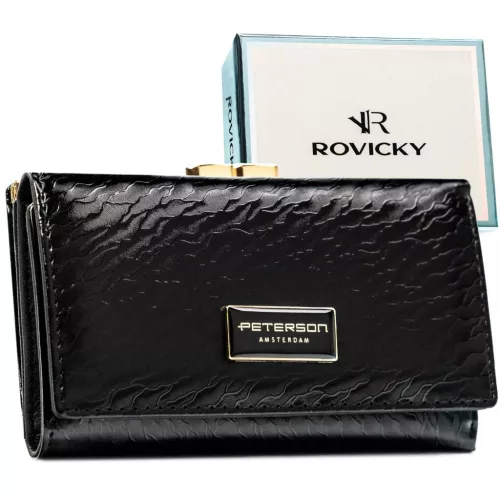 Peterson PTN PX23-CNF fekete női pénztárca 16 x 9 x 3 cm